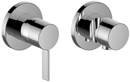 Keuco IXMO Set 59751010021 Fertigset, Umstellventil, Schlauchanschluss, rund