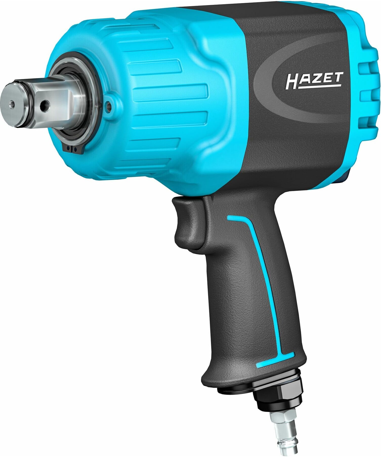 HAZET Twin Turbo Schlagschrauber, Hochleistungs-Doppelhammer-Schlagwerk, 9014TT)