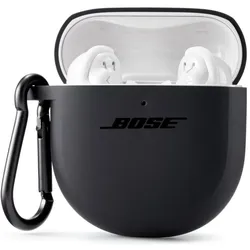 Bose QuietComfort II Silicone Case Cover (Bose QuietComfort Earbuds II), Kopfhörer Ersatzteile, Schwarz