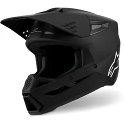 Alpinestars S-M3 Solid, Motocrosshelm - Matt-Schwarz - XL