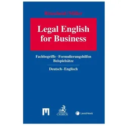 Legal English for Business, Fachbücher von Martin Rinscheid, Michael R. Miller