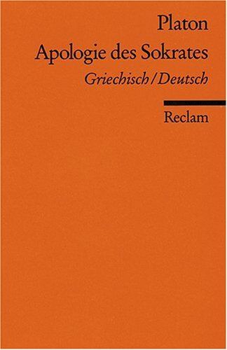 Platon - Apologie des Sokrates: Griech. /Dt - Preis vom 04.10.2026 03:51:26 h
