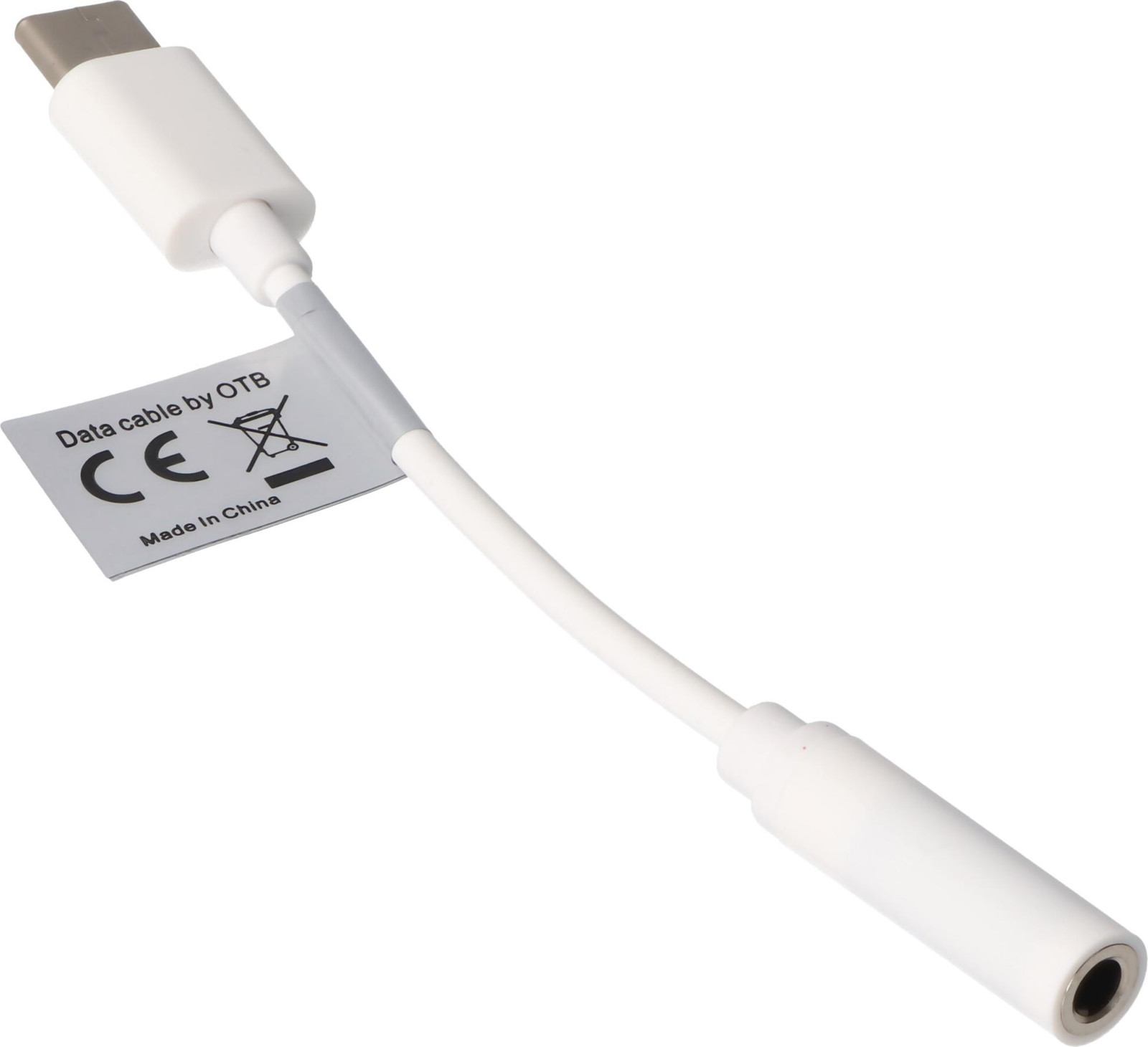AccuCell USB-C naar 3,5 mm stereo adapter voor audio en headsets