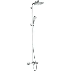 hansgrohe Crometta S Showerpipe 240 1-jet mit Wannenthermostat, chrom, 27320000