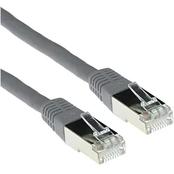 ACT Grey 15 meter LSZH SFTP CAT6 patch cable with RJ45 connectors. Cat6 s/ftp lszh grey 15.00m (S/FTP, CAT6, 15 m), Netzwerkkabel