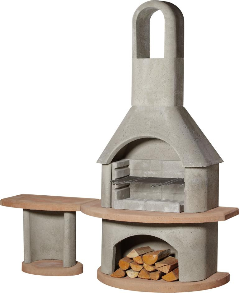 BUSCHBECK Grillkamin Carmen mit Tisch H203xB180xT65cm, 510 kg 08294412