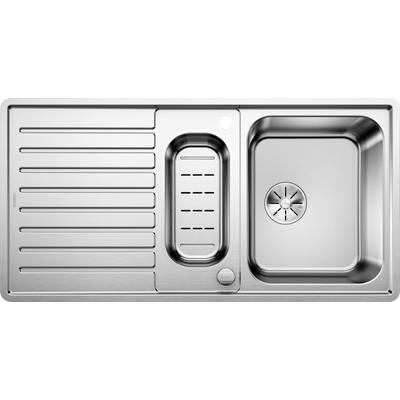 Küchenspüle BLANCO "CLASSIC Pro 6 S-IF", silber (edelstahl seidenglanz), B:100cm, Edelstahl, Küchenspülen, inkl. Funktionsschale aus Edelstahl