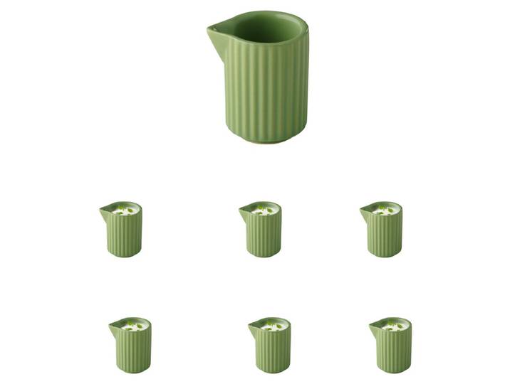 Groupe de 6 Gießer The Grid Ø 4cm Vert/Vert