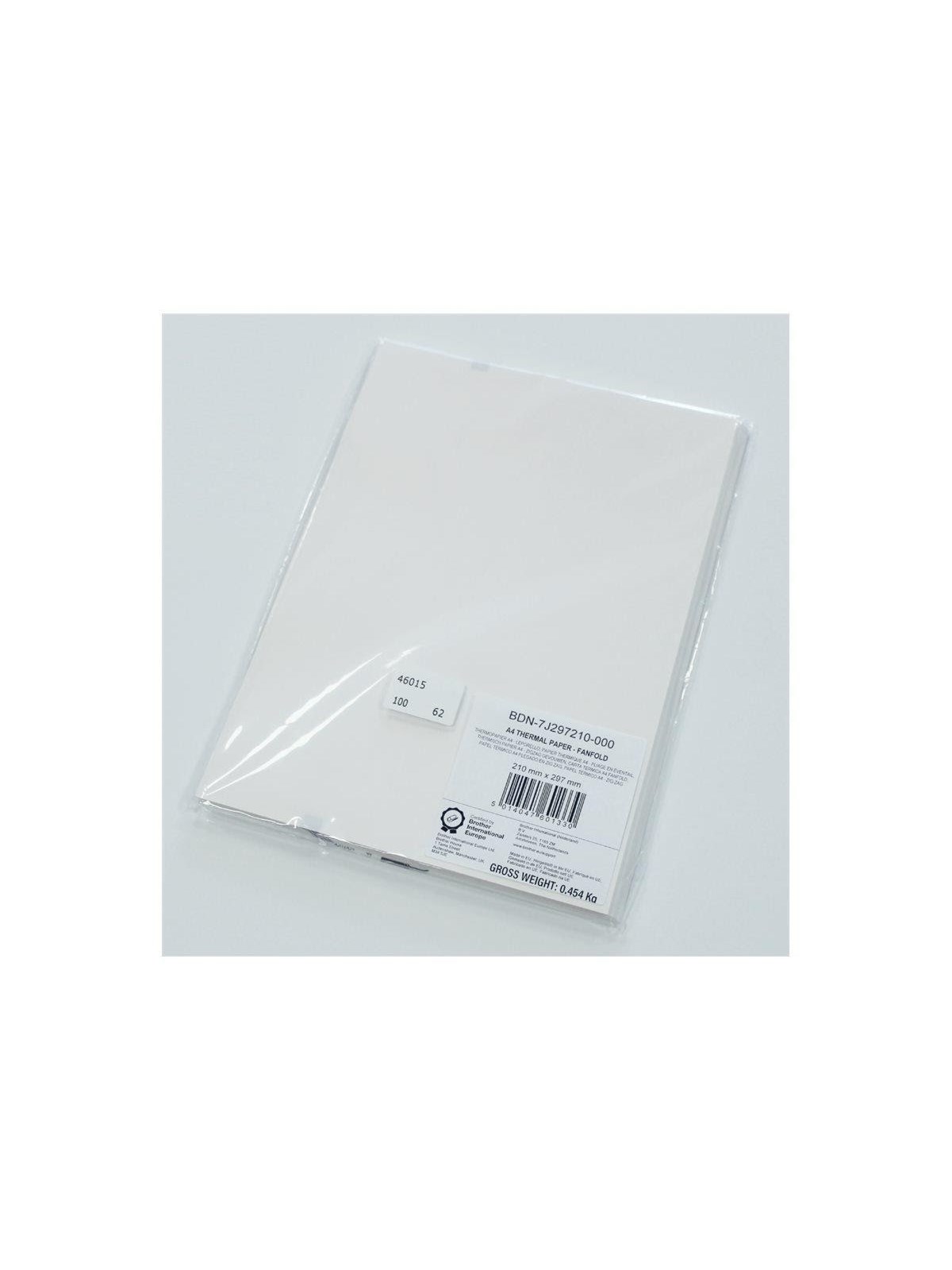 Brother Premium - fanfold paper - 100 sheet(s) - A4