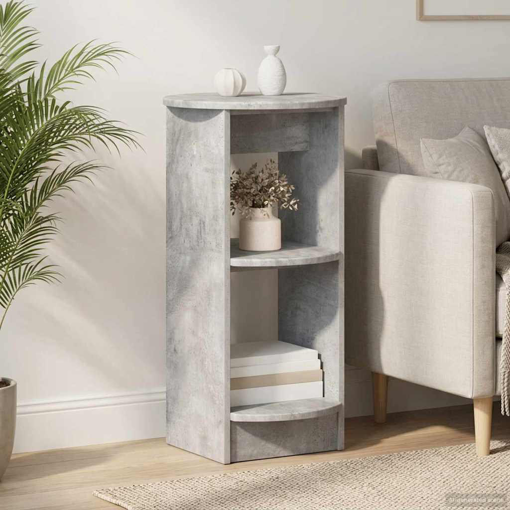 Brayden Studio End Table Concrete Grey/Concrete Grey/Concrete Grey 75cm H X 40cm W X 40cm D