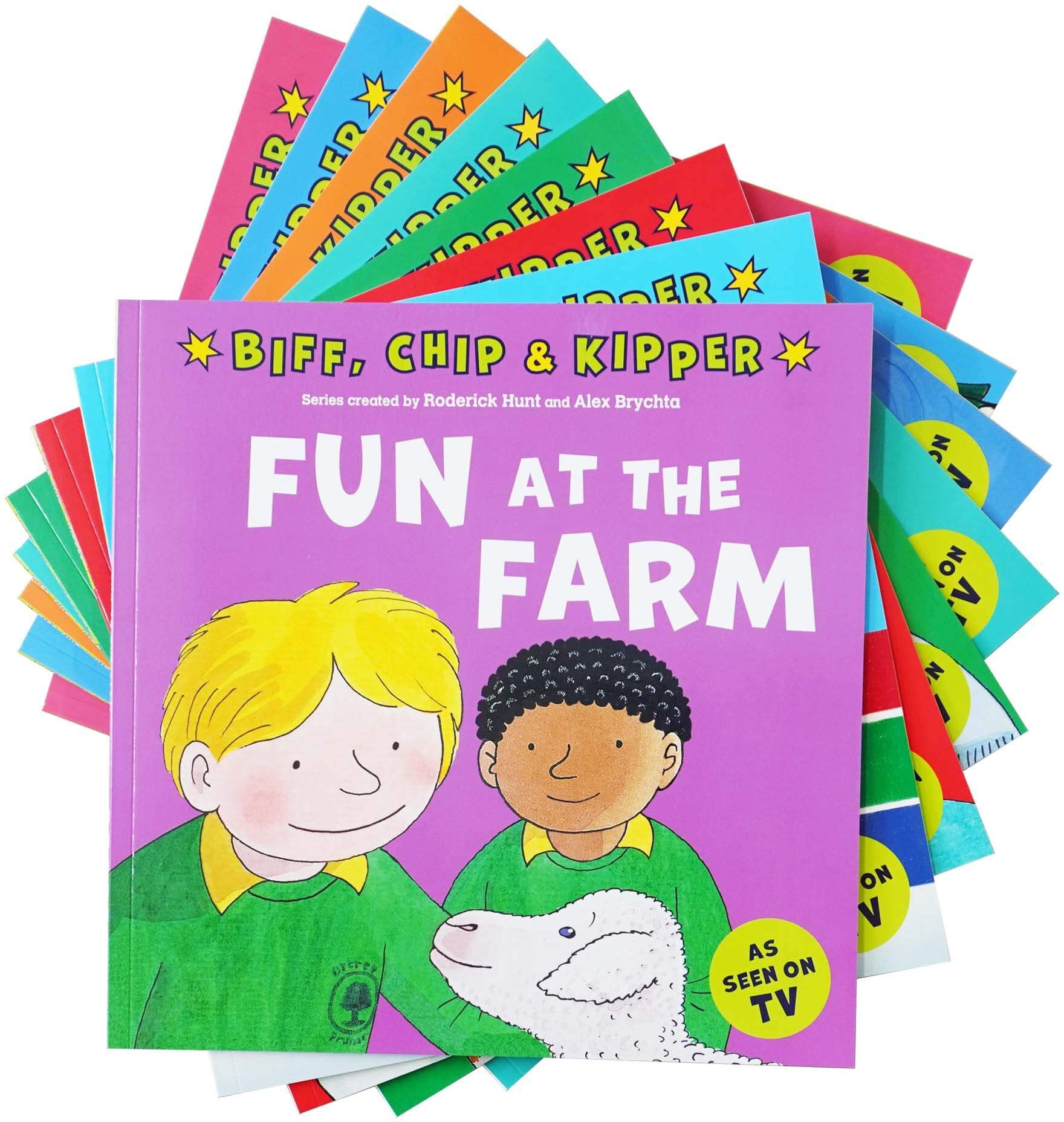 First Experiences with Biff, Chip & Kipper 8 Books Collection By Roderick Hunt - Age 2+ - Paperback Oxford University Press