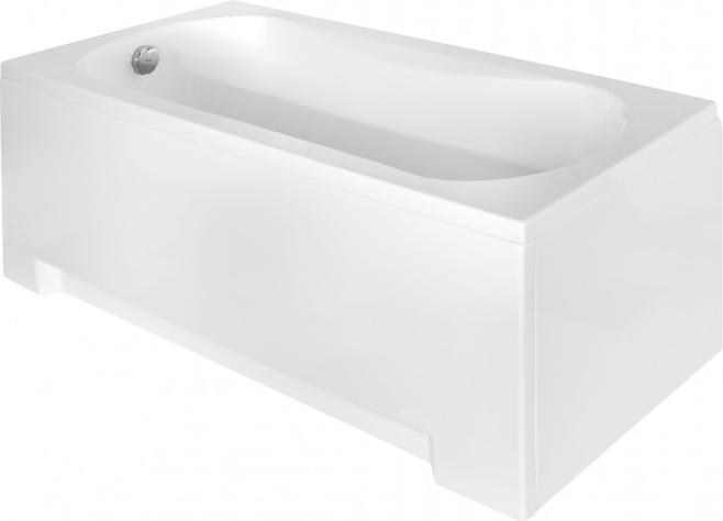Badewanne ARIA 160x70 mit Füßen , mit Siphon und Schürze