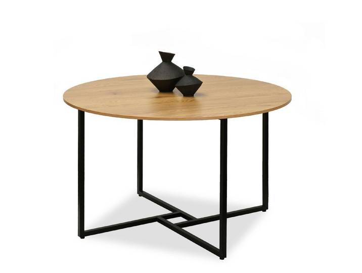 Compleo Esstisch Rund, Ø: 120 cm, Modern Tisch für die Küche