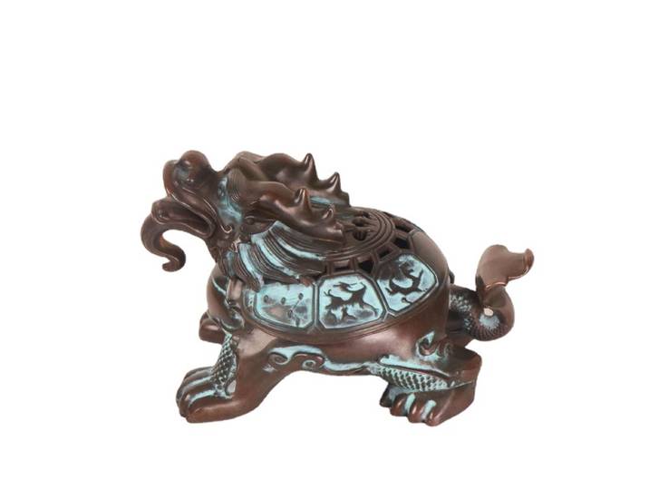 Alliage, cuivre, Pixiu, objet d'art, décoration de brûleur d'encens pour la maison et le bureau