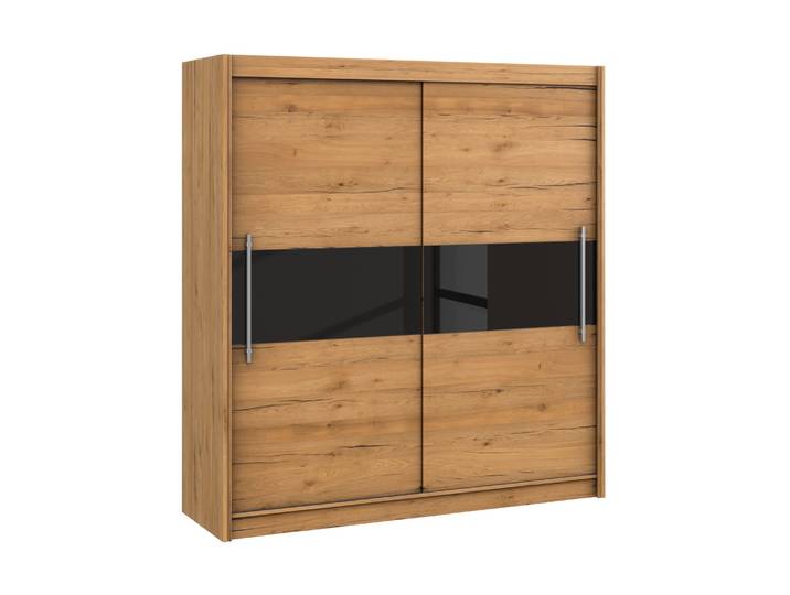 Kleiderschrank Schiebetüren Holz NANO 200 cm