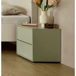 Lignum Nachttisch Marlow-S Lack Salbei