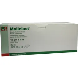 Mollelast 12cmx4M Weiss 19414 20 ST