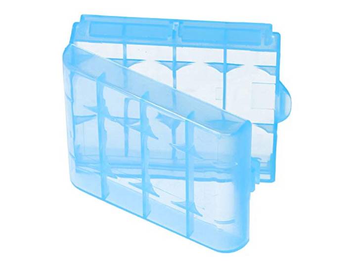 Universele AccuCell AccuSafe, AkkuBox-opbergdoos blauw voor AA / AA