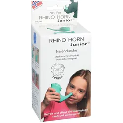 Rhino Horn Junior Nasendusche in Türkisblau)