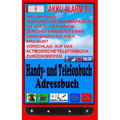 Handy- und Telefonbuch - Adressbuch, Taschenbuch von Renate Sültz,Uwe H. Sültz, BoD – Books on Demand, 978-3-7431-7712-3
