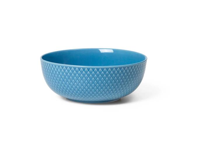 Lyngby Porcelæn Bol Rhombe Ø15,5 cm Bleu