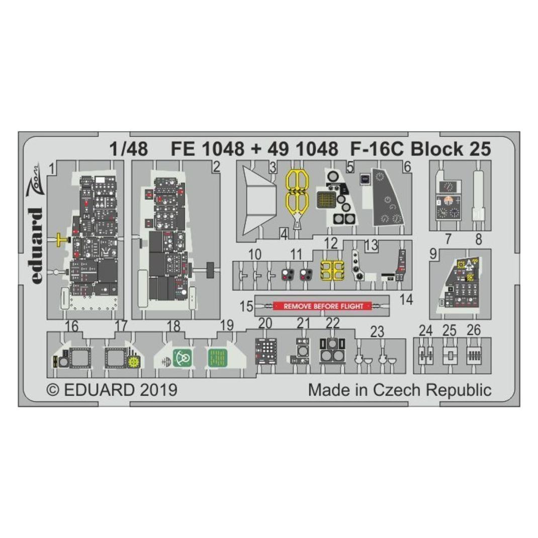Eduard F-16C Block 25 for Tamiya (FE1048)