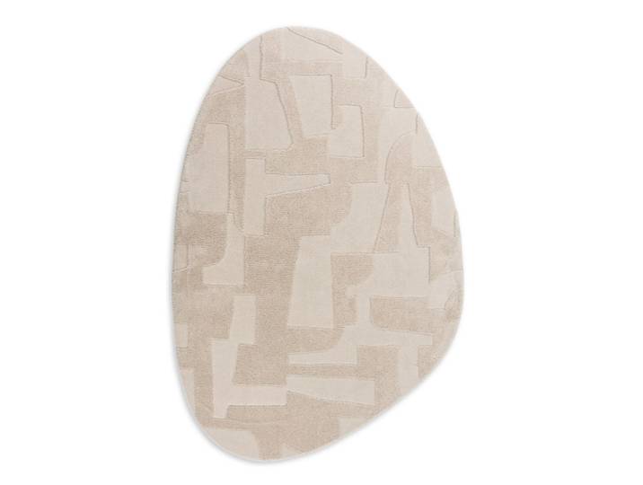 Schöner Wohnen Webteppich Blaze, Weiß, oval, 160x230 cm, Teppiche und Böden, Teppiche, Moderne Teppiche