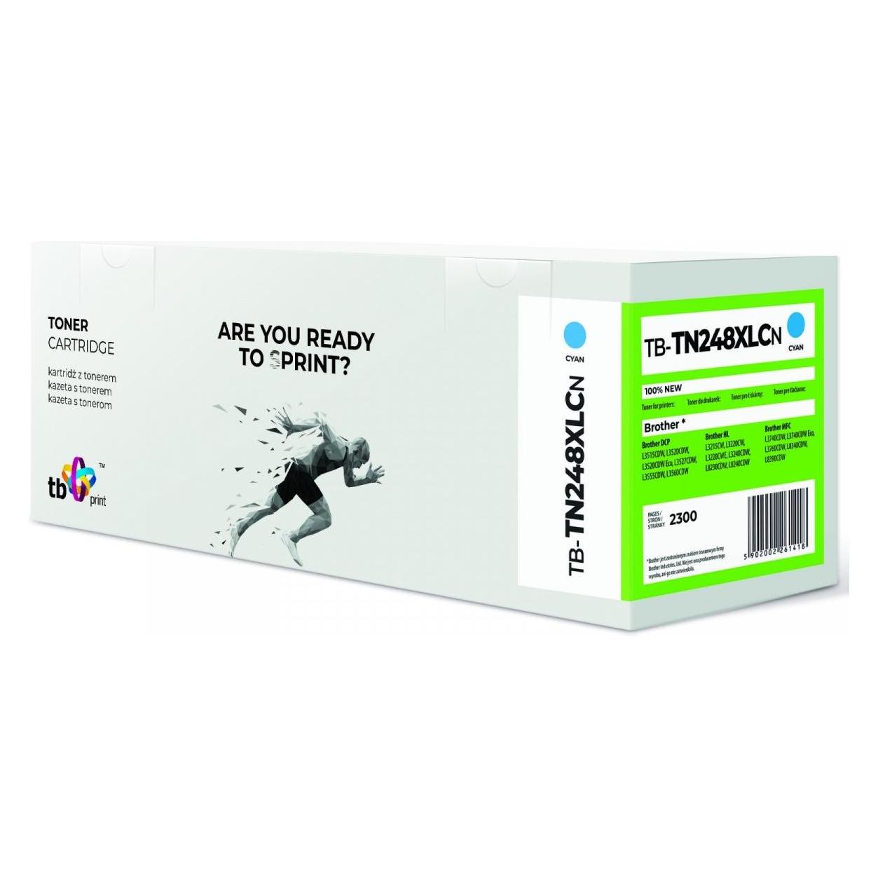Print Toner cartridge for Brother TN248XLC (C) (TB-TN248XLCN)