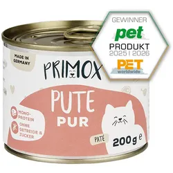 Primox Katzenfutter Pute pur 6x200g 6x200 g