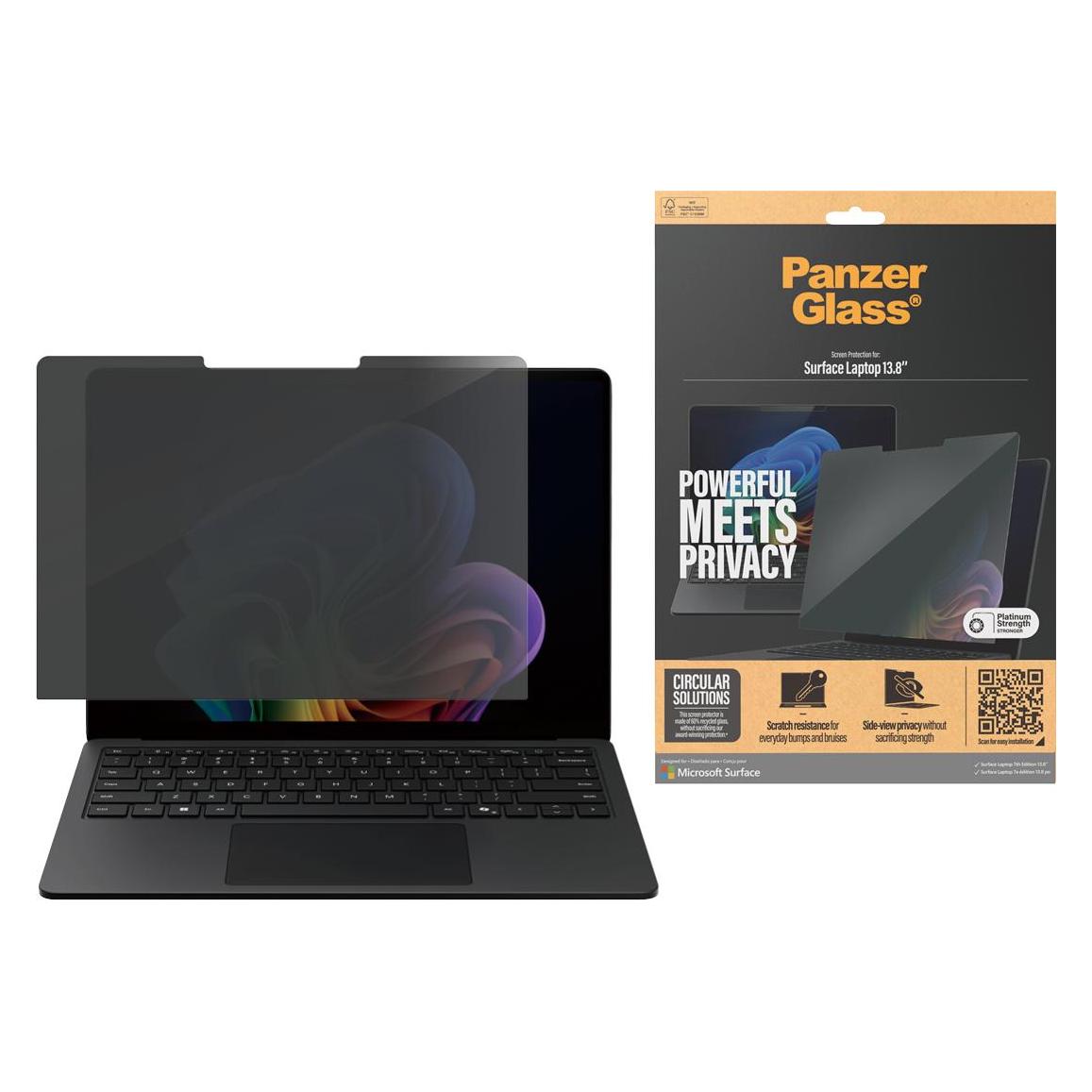 PanzerGlass Ultra Wide Fit Privacy Surface Laptop 7. Edition 13.8 (13.80", 3:2) (P6275)