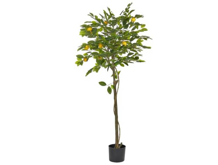 Kunstpflanze künstlicher Zitronenbaum im Blumentopf grün 156 cm Lemon Tree