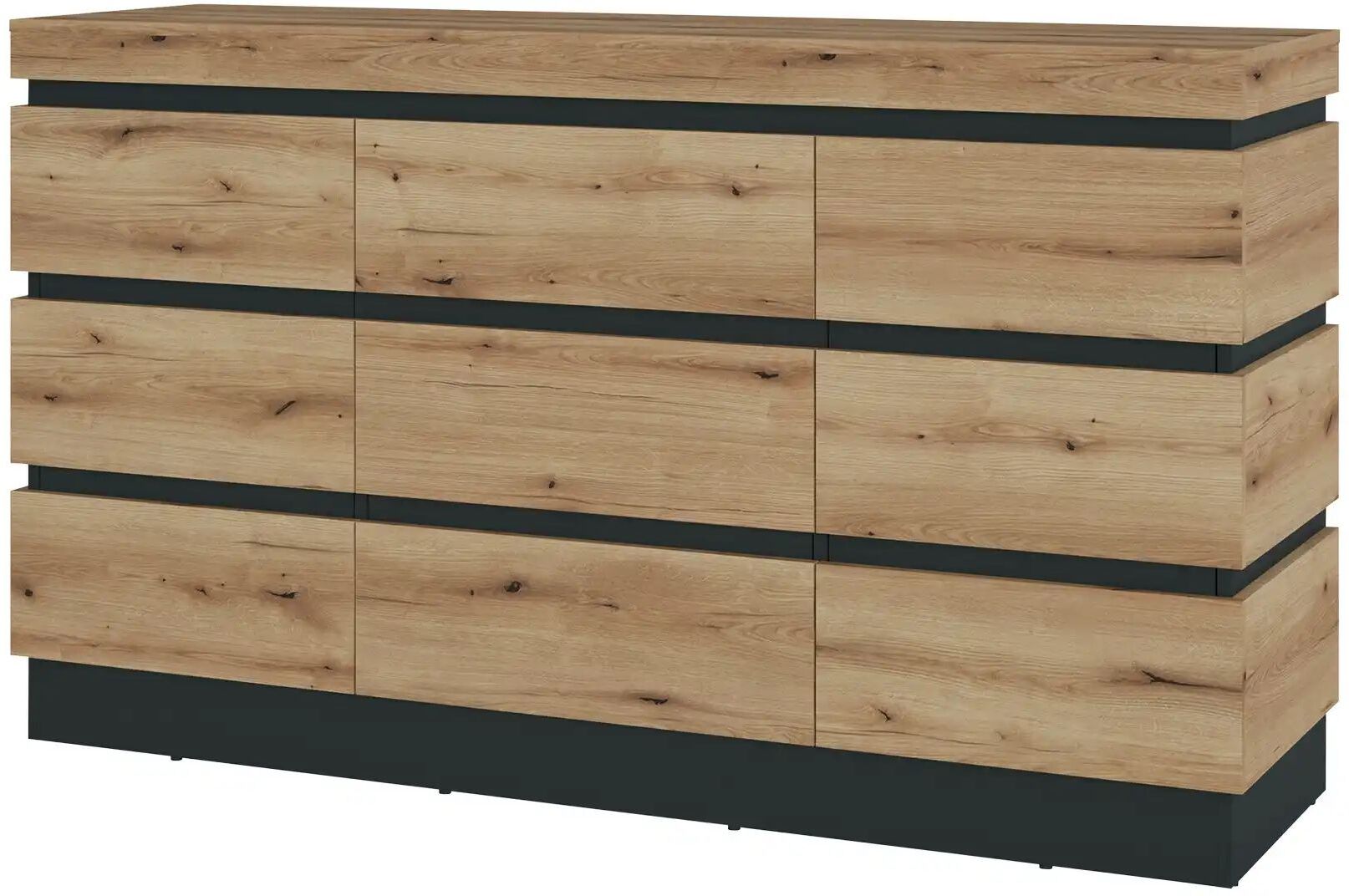 Höffner Sideboard  Savoca ¦ holzfarben ¦ Maße (cm): B: 161 H: 93 T: 45.0