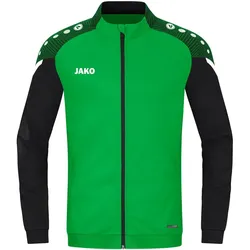 JAKO Performance Polyesterjacke Kinder soft green/schwarz 152
