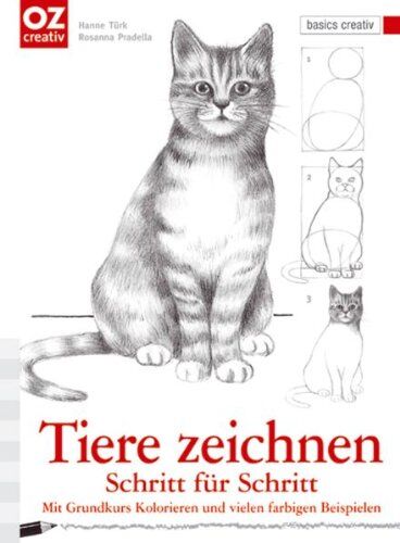 Hanne Türk - Tiere zeichnen Schritt für Schritt. Mit Grundkurs Kolorieren und vielen farbigen Beispielen - Preis vom 30.09.2026 22:30:23 h