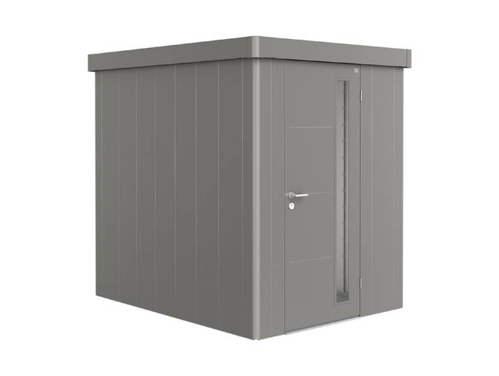 Biohort Gerätehaus Neo 2A Standardtüre Quarzgrau