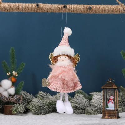 Uplift Treasures Cute Plush Angel Girl Christmas Tree Hanging Ornament c