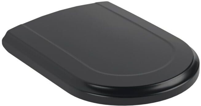 V&B; Hommage Cuvette WC avec Abattant Softclose, Charnière ES, noir pur C-plus ; Villeroy & Boch (8809S1R7)
