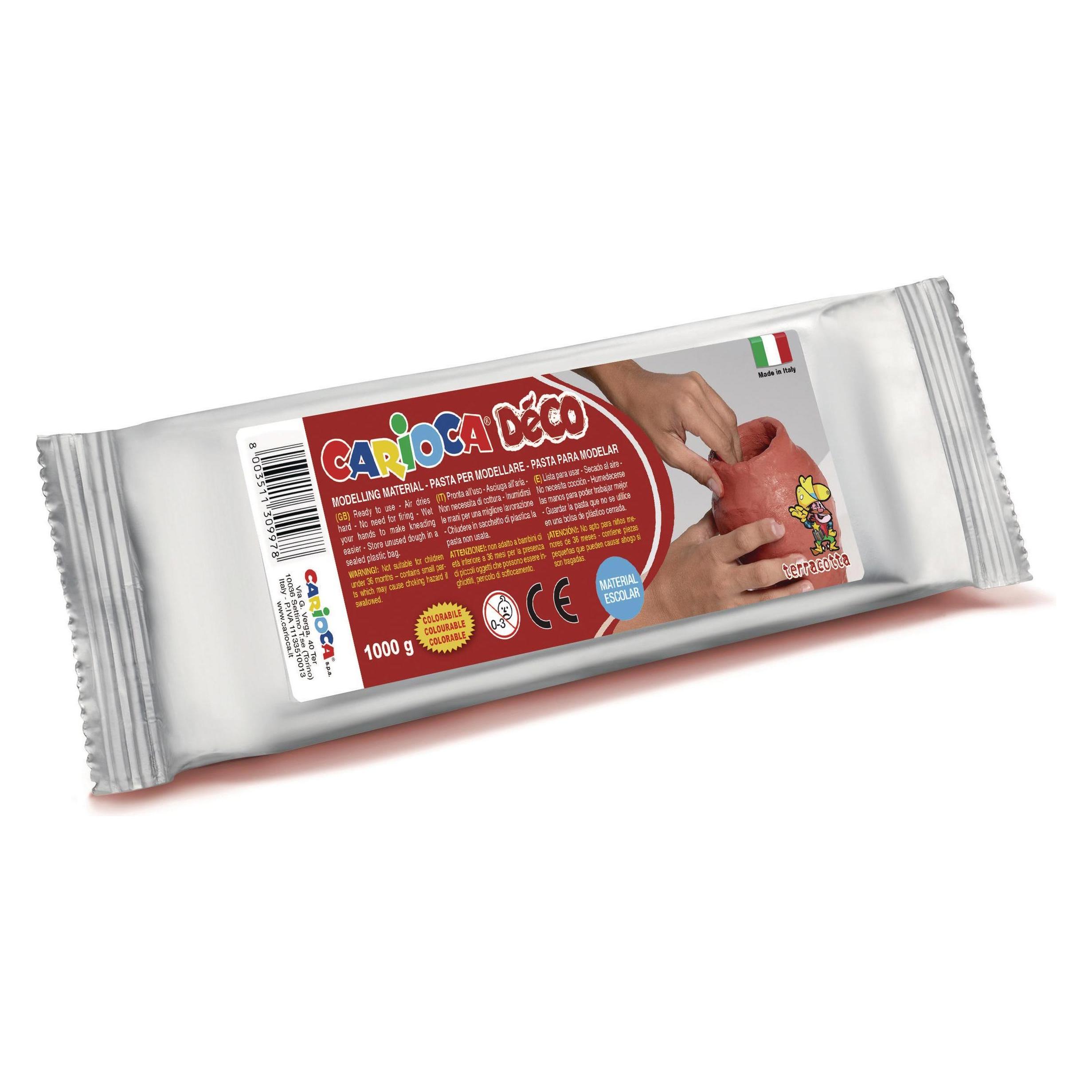 Carioca Modelliermasse Déco Terracotta 1000 g Terracotta (30997/21)
