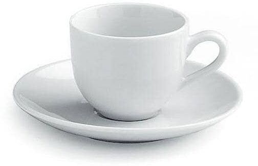 Espressotasse "Tognana Metropolis 80 ml, 6 Stück", weiss (weiß), B:6,5cm H:5cm Ø:12,5cm, Porzellan, Trinkgefässe, Espressotasse, Spülmaschinenfest, Mikrowellenfest weiß Ø 12,5cm x 5cm, 80ml, 6