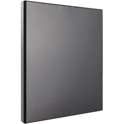 Präsentationsringbuch A4 schwarz | 16 mm | PVC | 2-D-Ring-Mechanik
