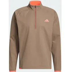 ADIDAS ULTIMATE365 DURABLE WATER REPELLENT WIND QUARTER-ZIP Sweatshirt, Größe 2XL in Beige Beige