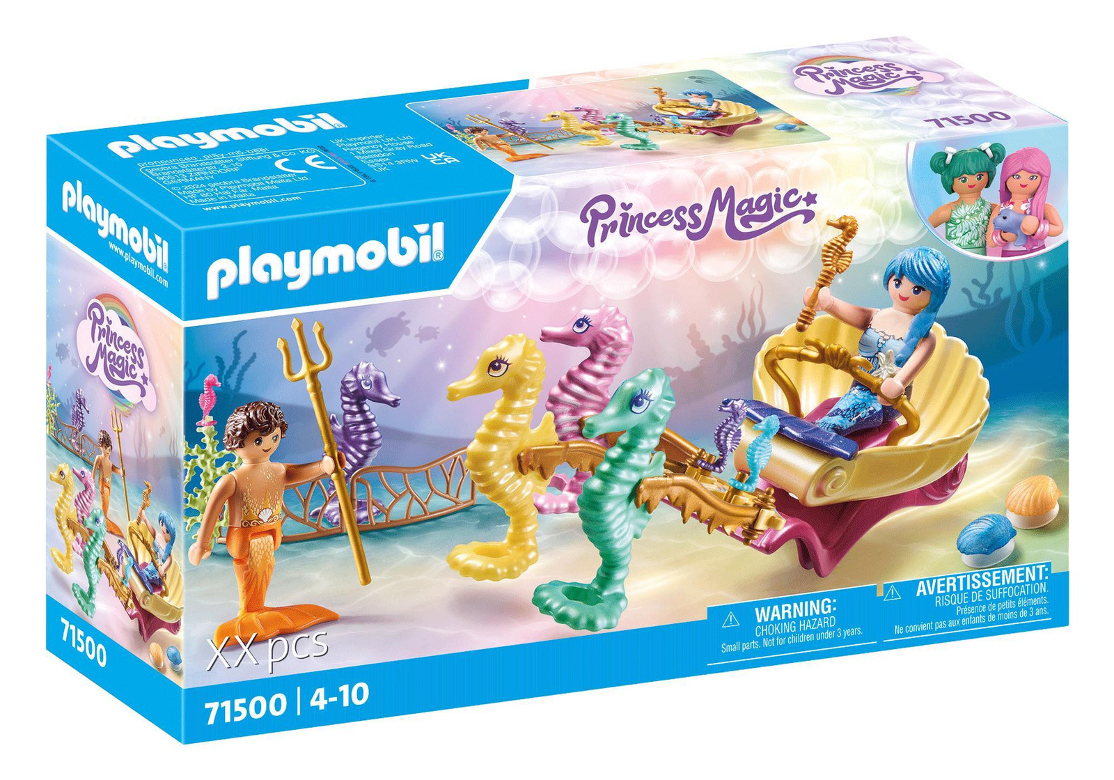 Playmobil 71500 Carriage with Mermaids and Seahorses