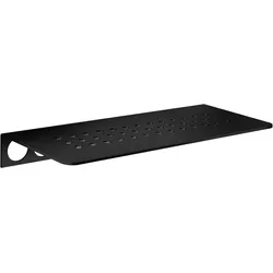 Smedbo SIDELINE - Regal zum Einfliesen, Design Löcher. Edelstahl Schwarz. DB3061
