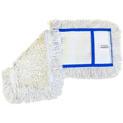 Wischmop aus Baumwolle PROFI Wischbezug weiß 40 cm Baumwollmop, Einzelschichttaschen, innen Schlinge