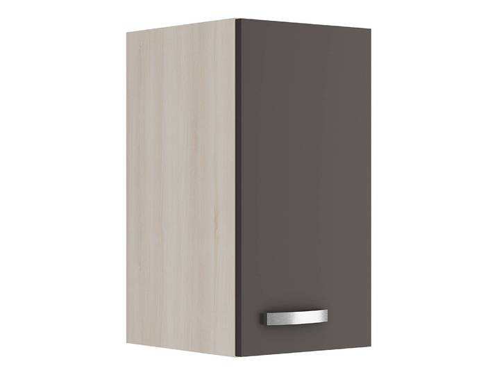 Armoire suspendue 30cm Gris/Anthracite/Imitation acacia