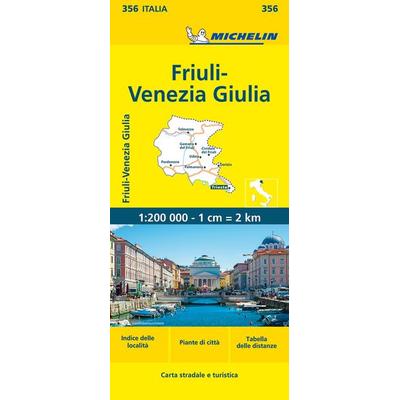 Michelin Friaul-Julisch Venetien Untertitel, Karte von , Michelin, 978-2-06-712665-7