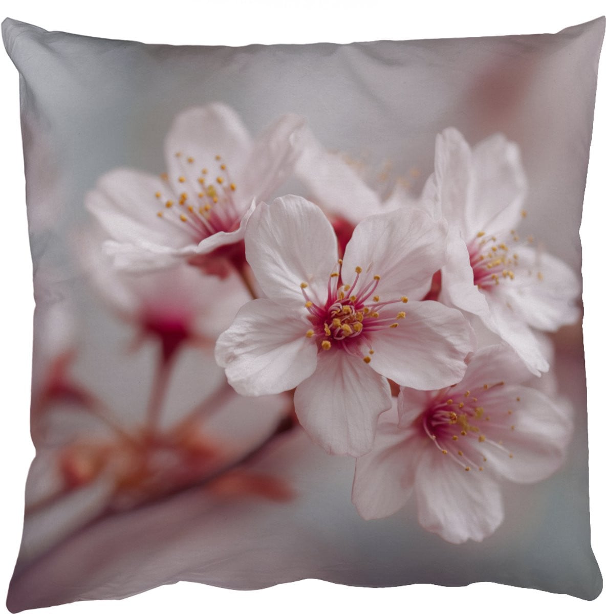 PillowMonkey Sierkussen Bloesems Meeldraden Geel 45x45 cm