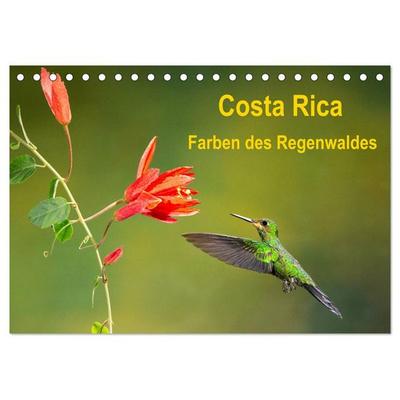 Costa Rica - Farben des Regenwaldes (Tischkalender 2026 DIN A5 quer), CALVENDO Monatskalender