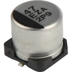EEHZA 47U 25A - ELKO-Polymere Hybrid SMD, 47μF, 25 V, 6,3x5,8 mm