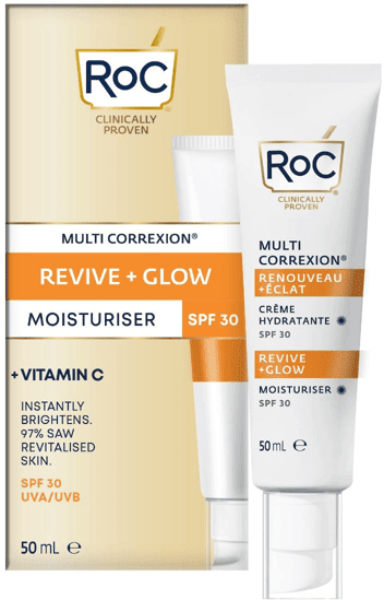 RoC Multi Correxion Revive + Glow Crema Idratante SPF30 50 ml